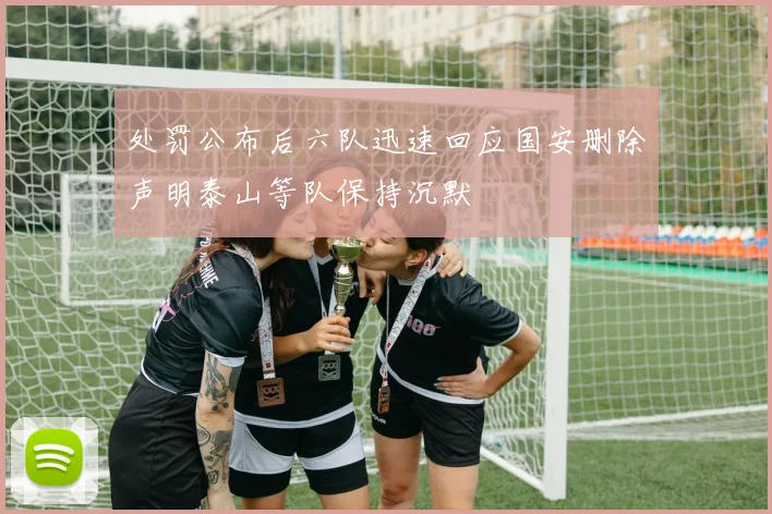 处罚公布后六队迅速回应国安删除声明泰山等队保持沉默